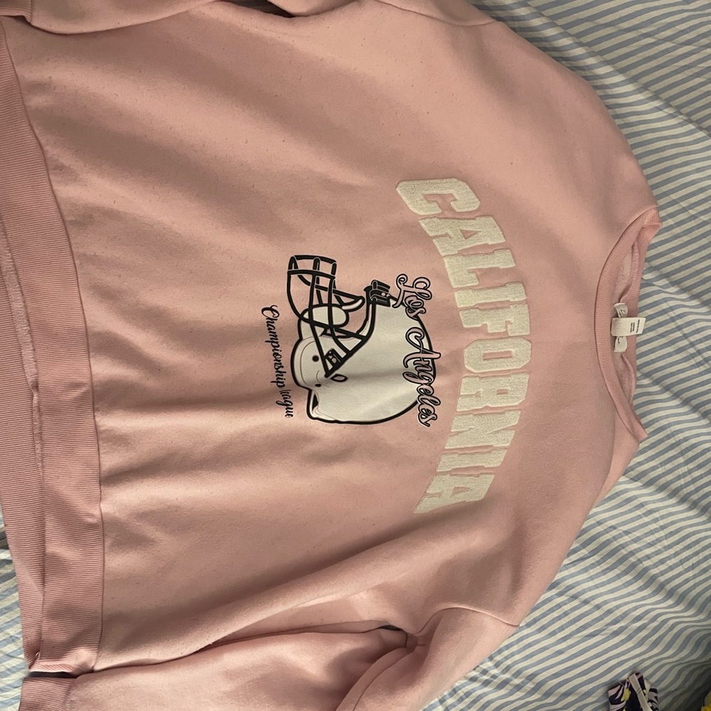 Charlotte Russe Pink California Graphic Jersey Top
